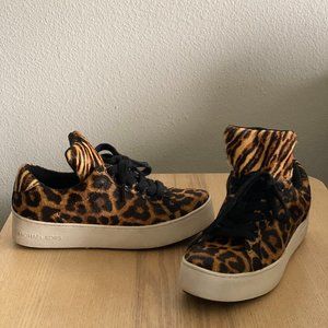 Michael Kors animal print sneakers